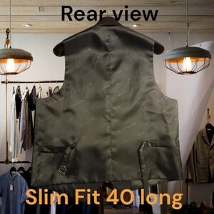 Alain Dupetit-Mens Slim Fit Vest